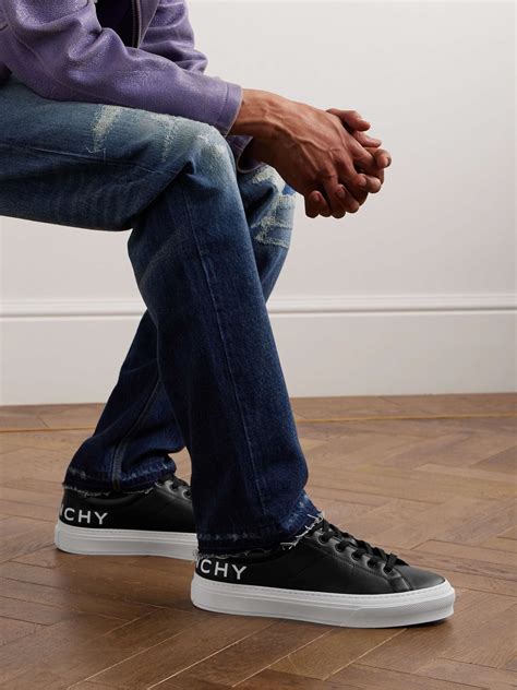 Givenchy City Sport Leather Sneakers 